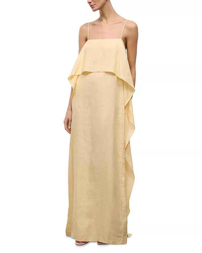 Staud Valencia Linen Dress