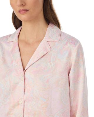 Cami Fashion Satin Ankle Pants Pajama Set