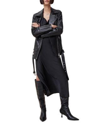 Billie Leather Oversized Biker Jacket