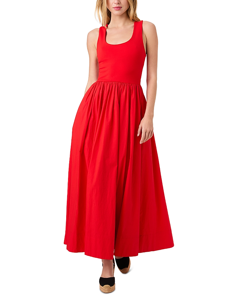 French Connection Jia Ponte Combo Maxi Dress
