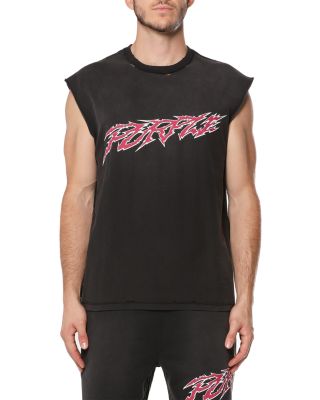 Textured Sleeveless Tee