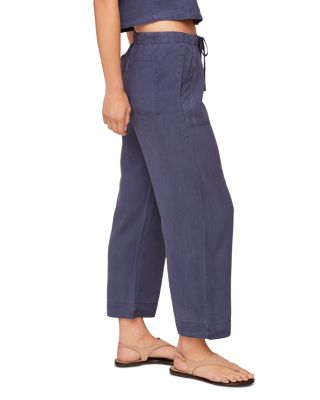 Easy Pocket Wide Leg Cropped Pants