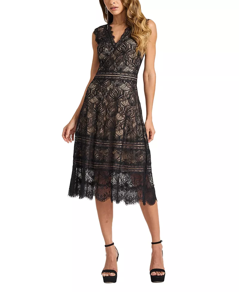 Tadashi Shoji Ralla Orchid Lace Dress