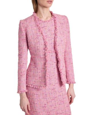  Cynthia Jacket in Luxury Cotton Blend Tweed