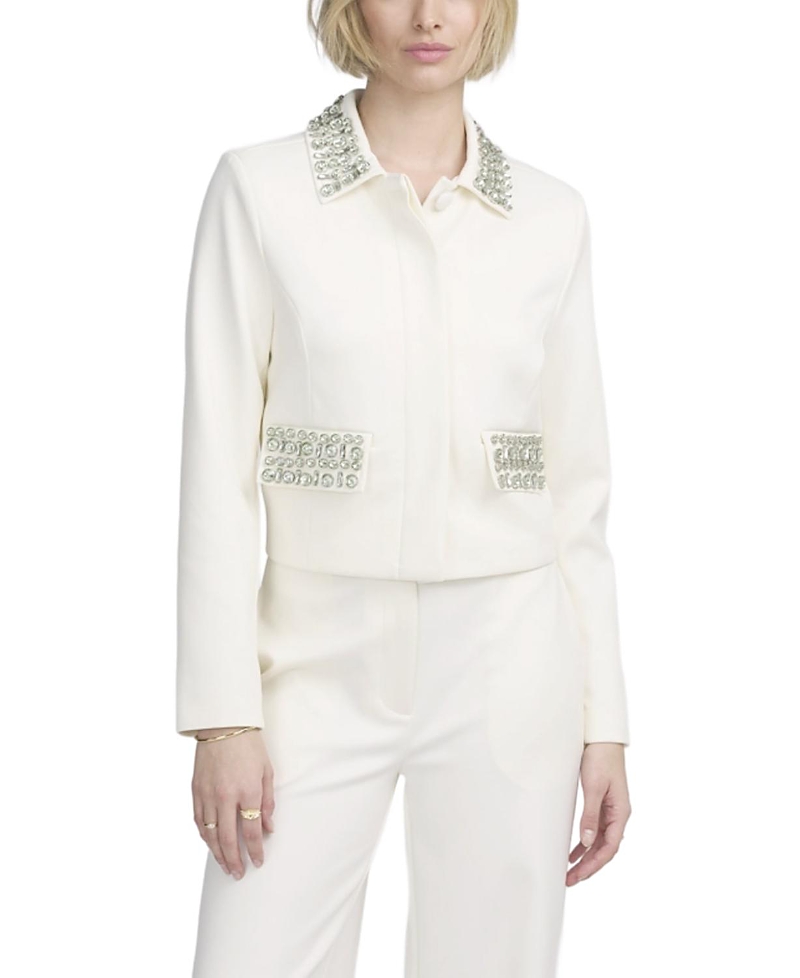 Elle Collection Embellished Boxy Jacket