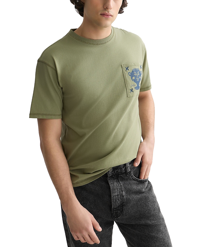 Scotch & Soda Chest Graphic Pocket T-Shirt