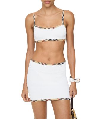 Hunza G x Burberry Devyn Swim Skirt Cover-Up