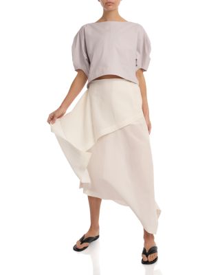 All Squares Asymmetrical Skirt