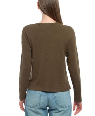 Long Sleeve Baby Fit Shrunken Crew Tee