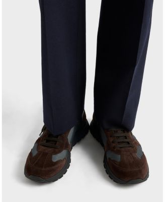  Men's Prax Suede And Re-Nylon Sneakers