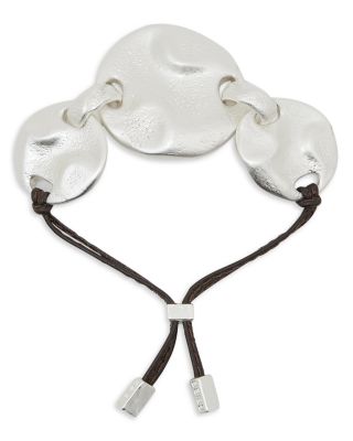 Ona Sculptural Disc Slider Bracelet