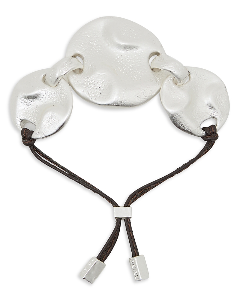 Reiss Ona Sculptural Disc Slider Bracelet