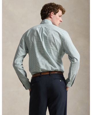 Classic Fit Checked Poplin Shirt