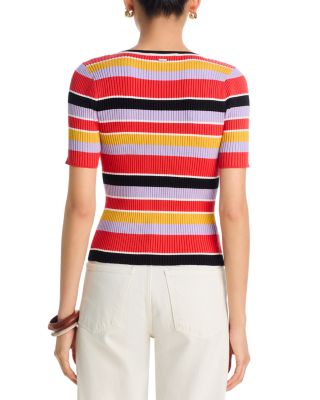 Kenzie Ribbed Scoop Neck Top