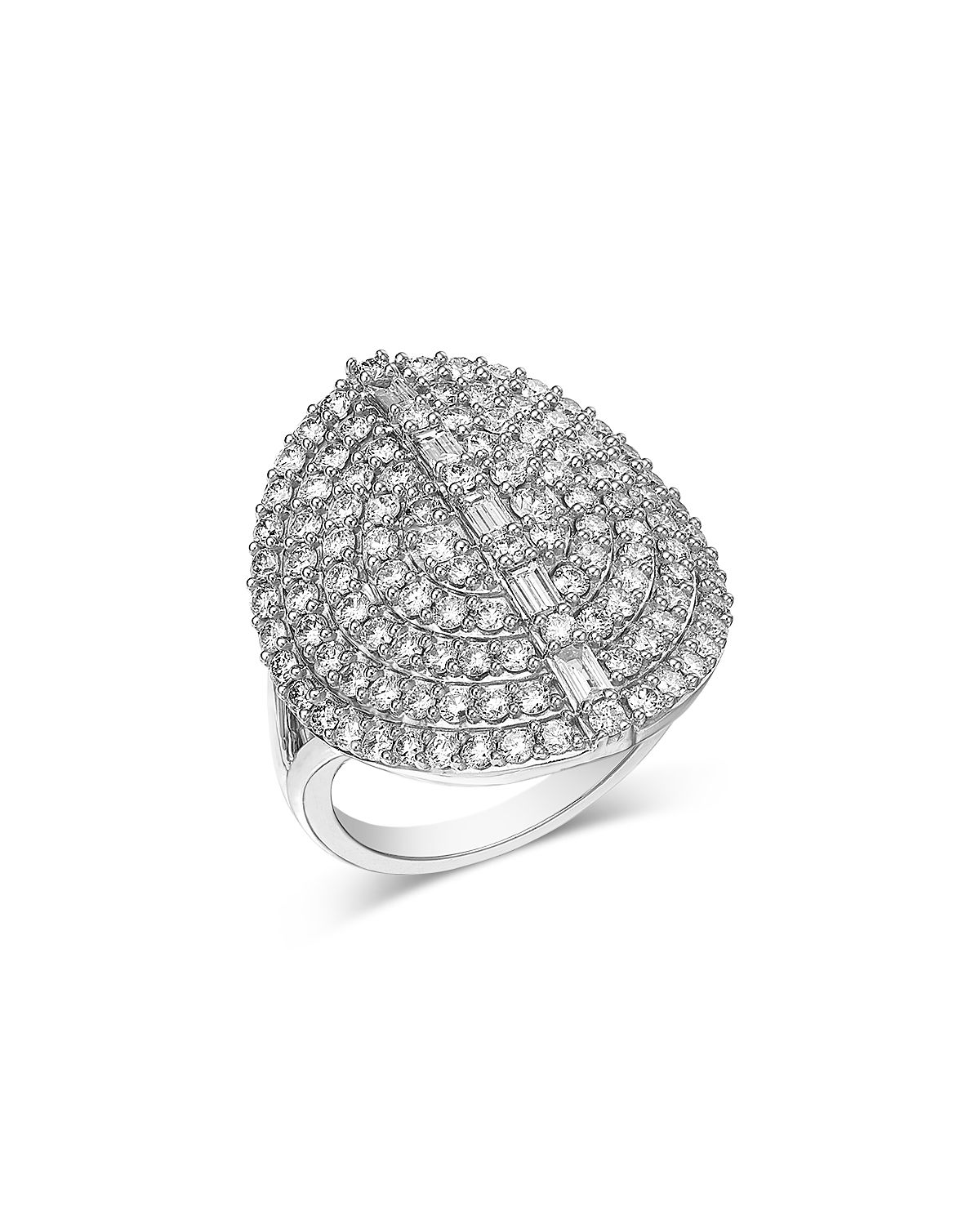 Bloomingdale's Fine Collection Diamond Art Deco Ring