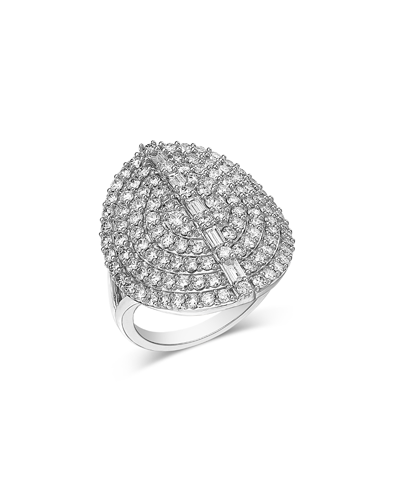 Bloomingdale's Fine Collection Diamond Art Deco Ring in 14K White Gold, 2.0 tcw