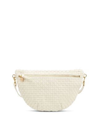 Grande Woven Leather Fanny Pack