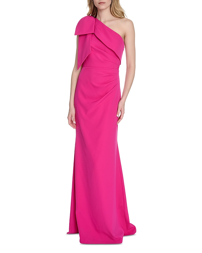 Eliza J One Shoulder Bow Gown