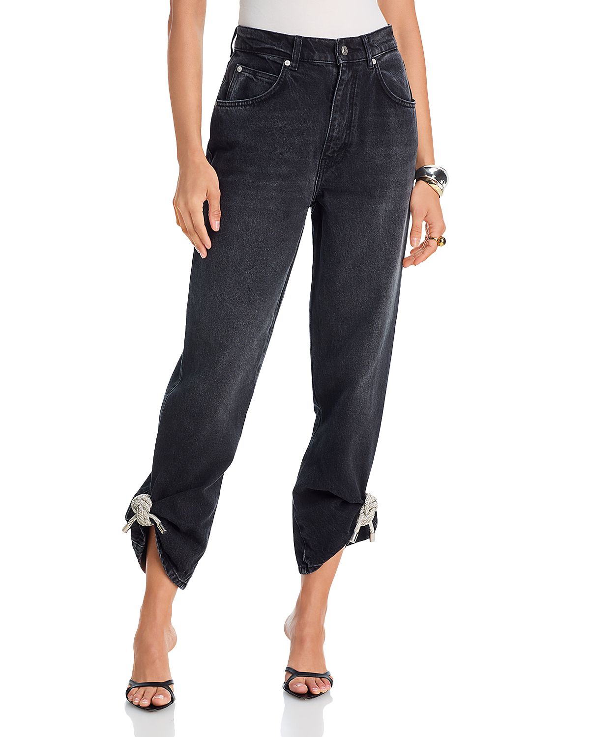 Area Crystal Knot Jeans