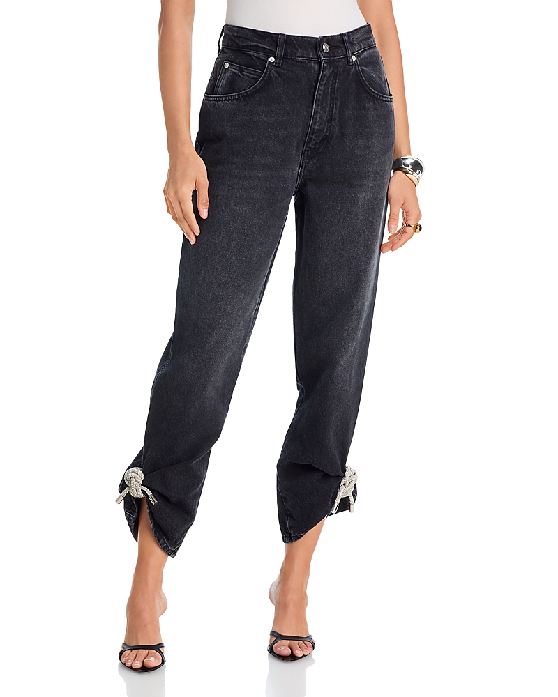 Area Crystal Knot Jeans