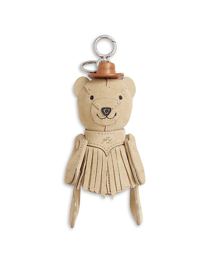 Polo Ralph Lauren Western Polo Bear Suede Bag Charm