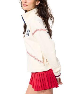 Baseball Stitch Quarter Zip Sweatshirt