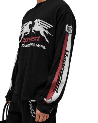 Mesh Pegasus Long Sleeve T Shirt