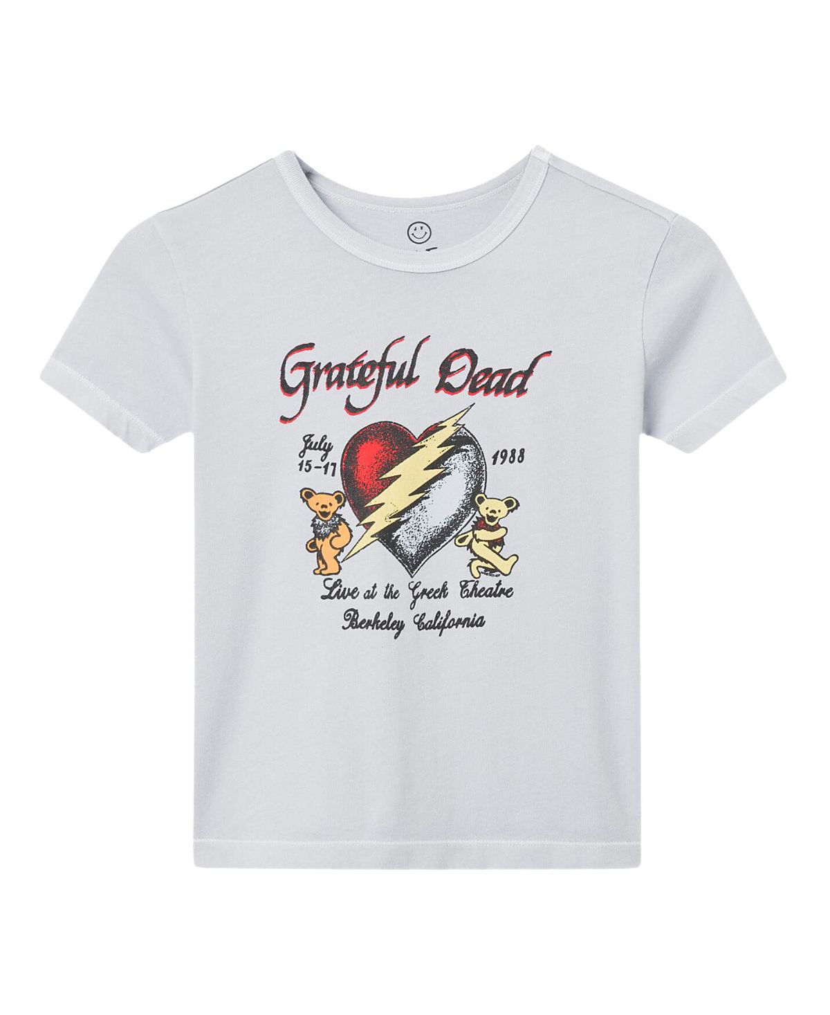 Junk Food Clothing Unisex Grateful Dead Live 1988 Tee - Little Kid, Big Kid