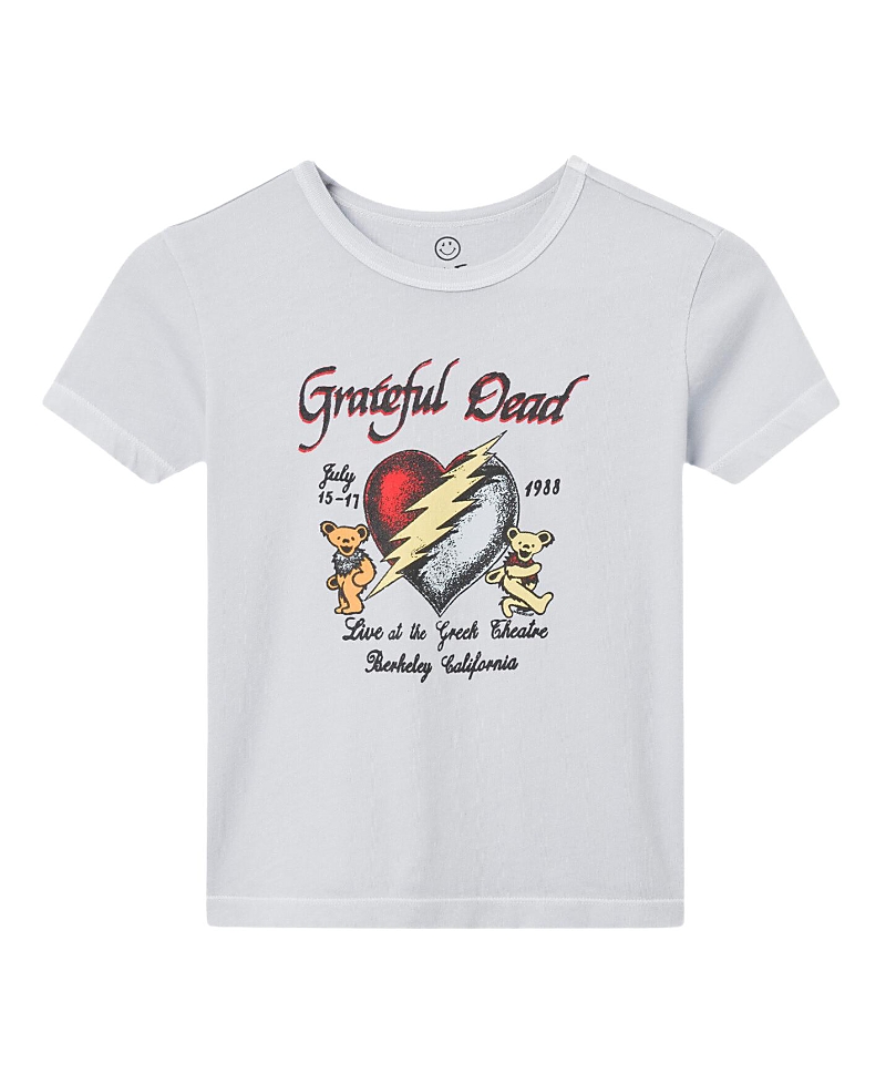 Junk Food Clothing Unisex Grateful Dead Live 1988 Tee - Little Kid, Big Kid