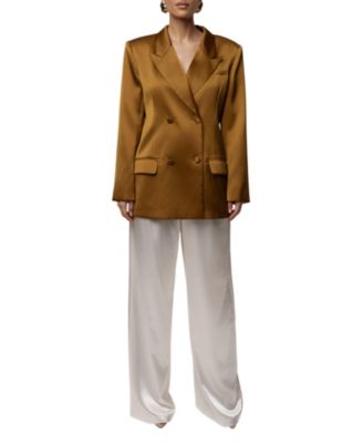 Lara Oversize Satin Blazer