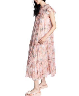 Oasis Blooms Tiered Maxi Dress