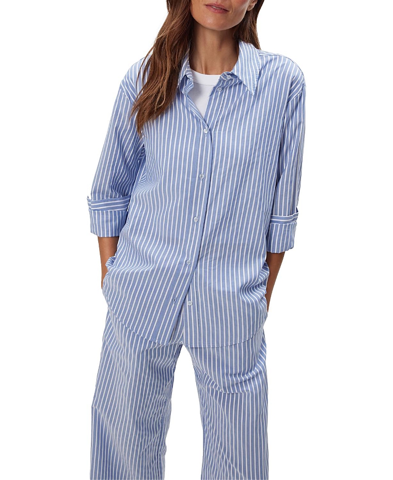 Michael Stars Stripe Carson Button Down Top