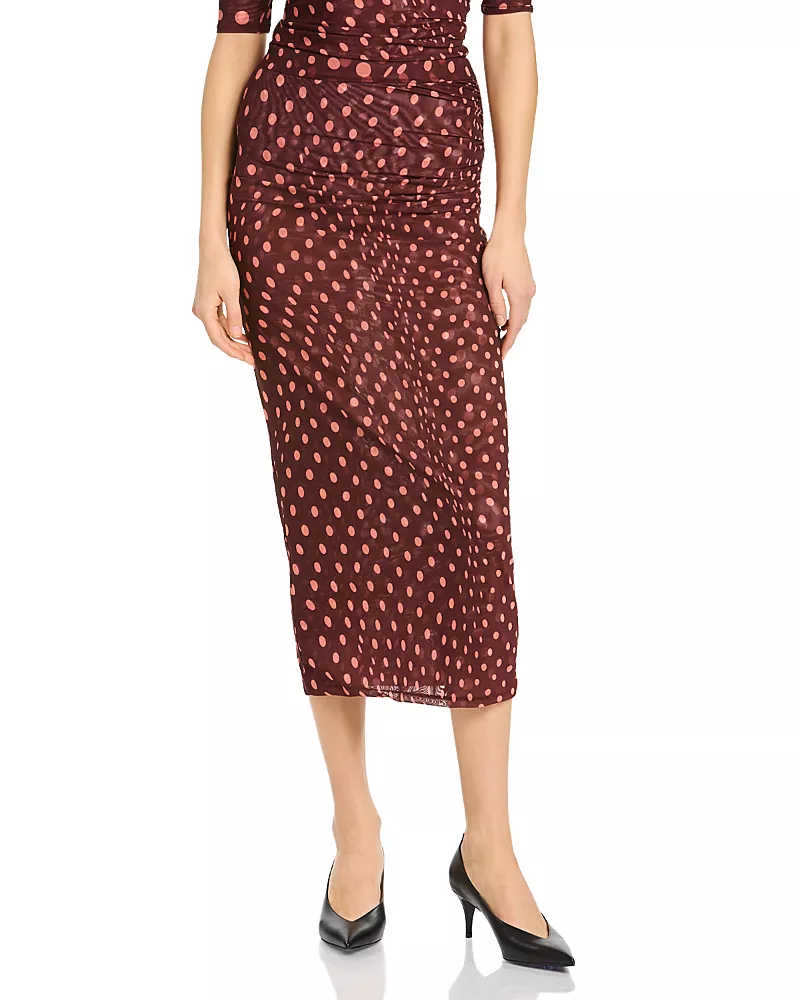 Stella McCartney Polka Dot Mesh Skirt