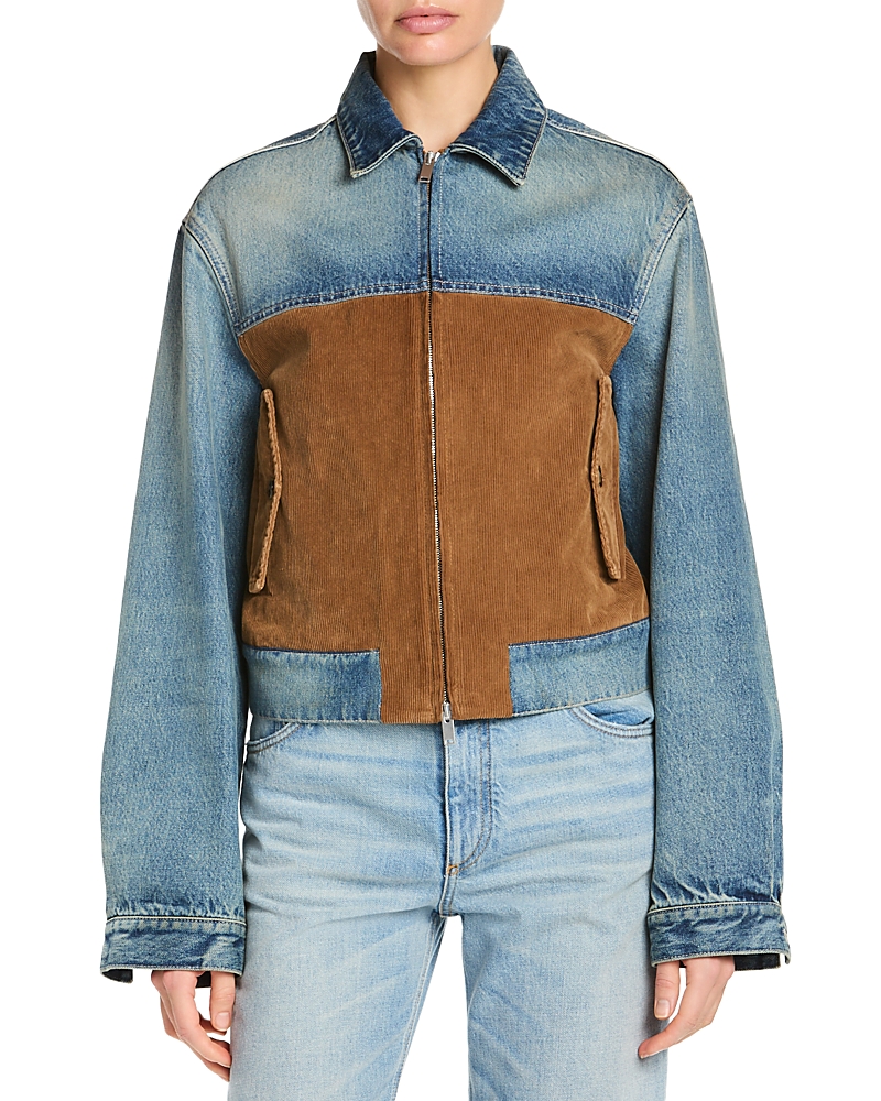 Stella McCartney Corduroy Mix Denim Jacket