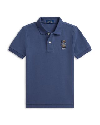 Boys' Polo Bear Cotton Mesh Polo Shirt - Little Kid, Big Kid