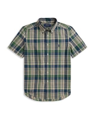 Boys' Plaid Cotton Shirt - Little Kid, Big Kid