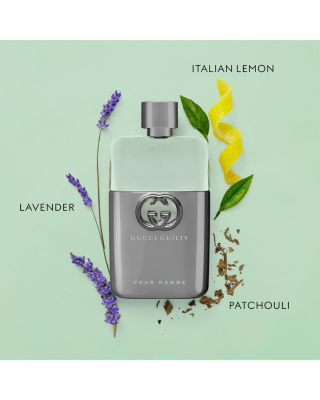 Guilty Pour Homme Eau de Toilette for Men and Shower Gel Trio Gift Set ($189 value)