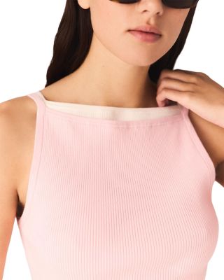 Liyo High Straight Neck Top