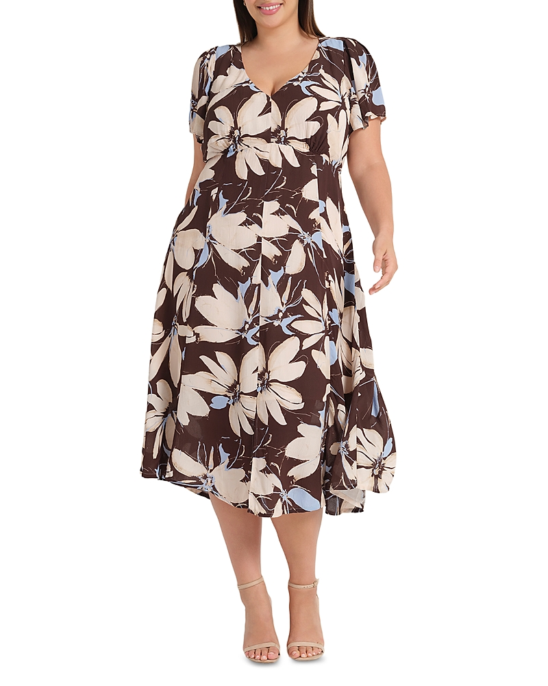 Estelle Plus Caroline Midi Dress