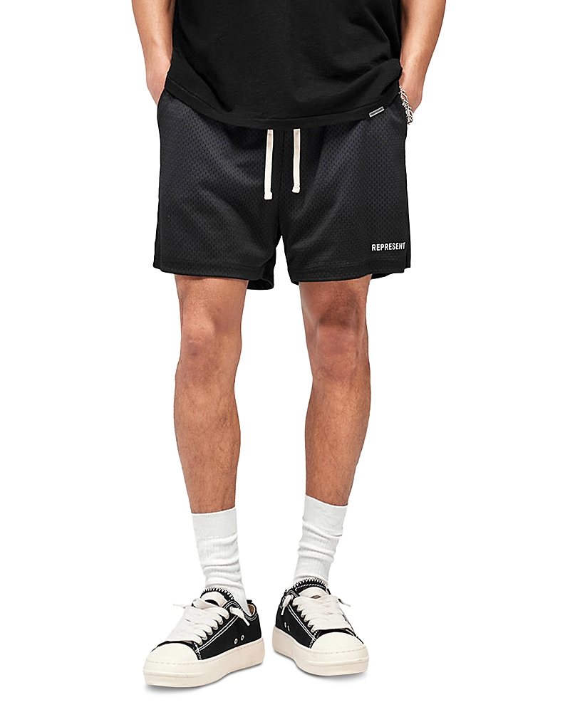 Represent Washed Mesh Shorts