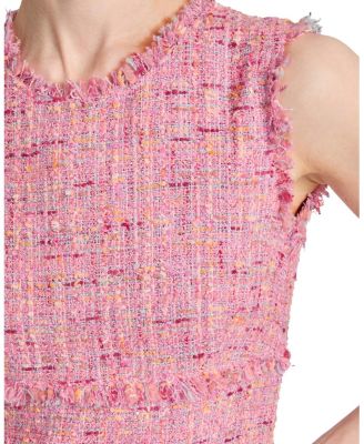 Andi Sleeveless Sheath Tweed Dress