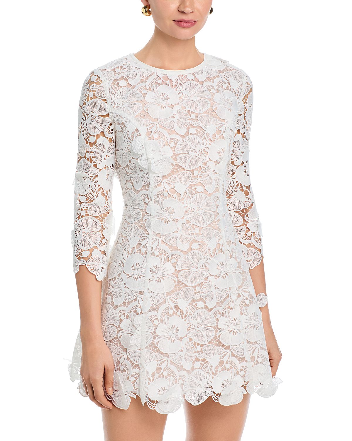 Milly Emmie Lace Mini Dress