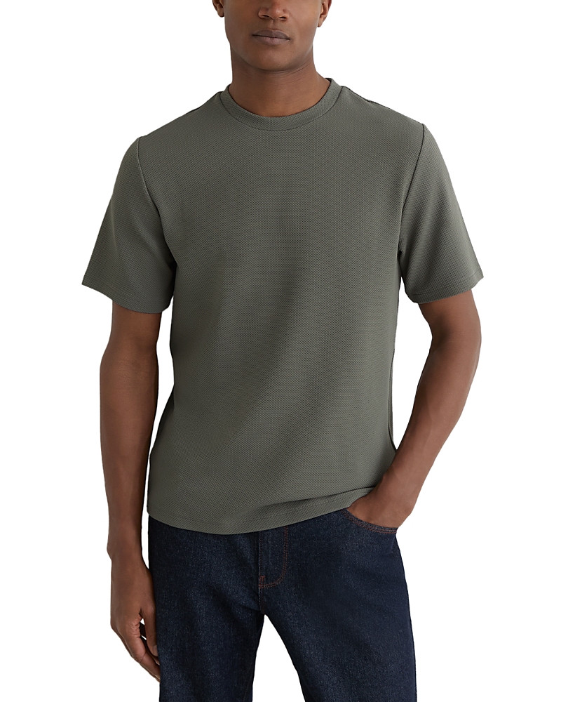 Reiss Modern Fit Textured Crewneck T-Shirt · XL