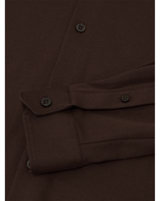 Slim Fit Brown Shirt