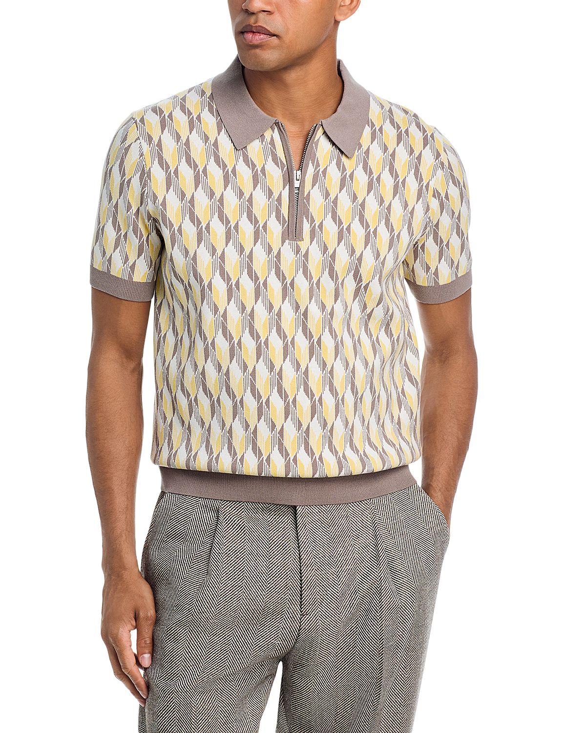 Hugo Seomo Regular Fit Patterned Polo Shirt