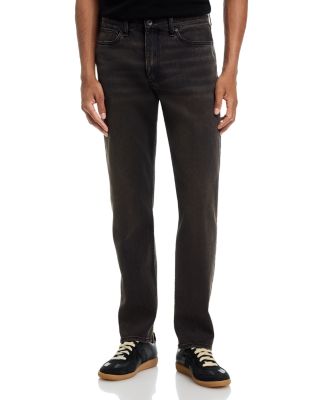 Slim Fit Authentic Stretch Jeans in Brown Black