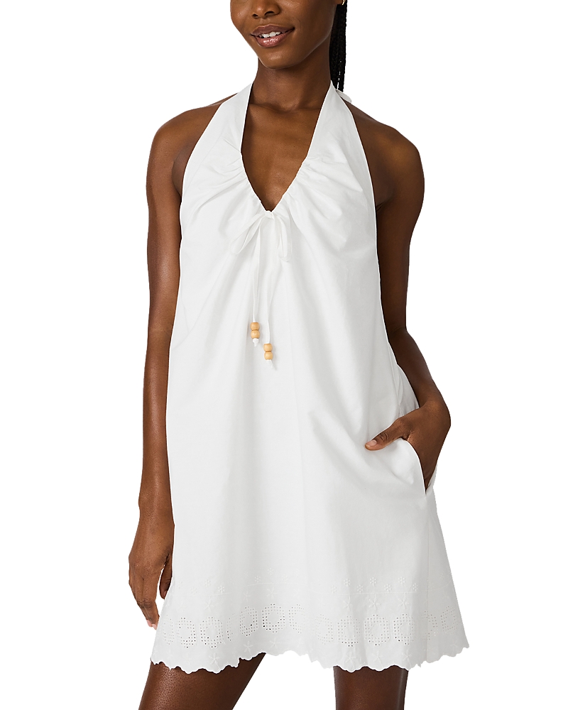 Steve Madden Adana Halter Eyelet Dress