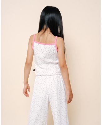  Girls' Olivia Flower Tanktop - Little Kid, Big Kid