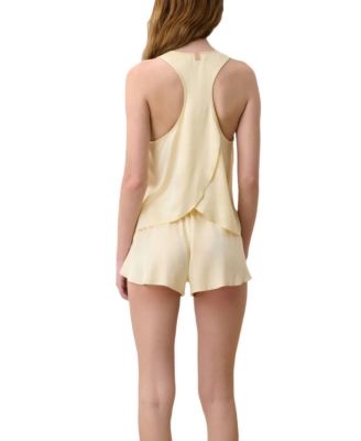 Silk Tulip Back Pajama Set