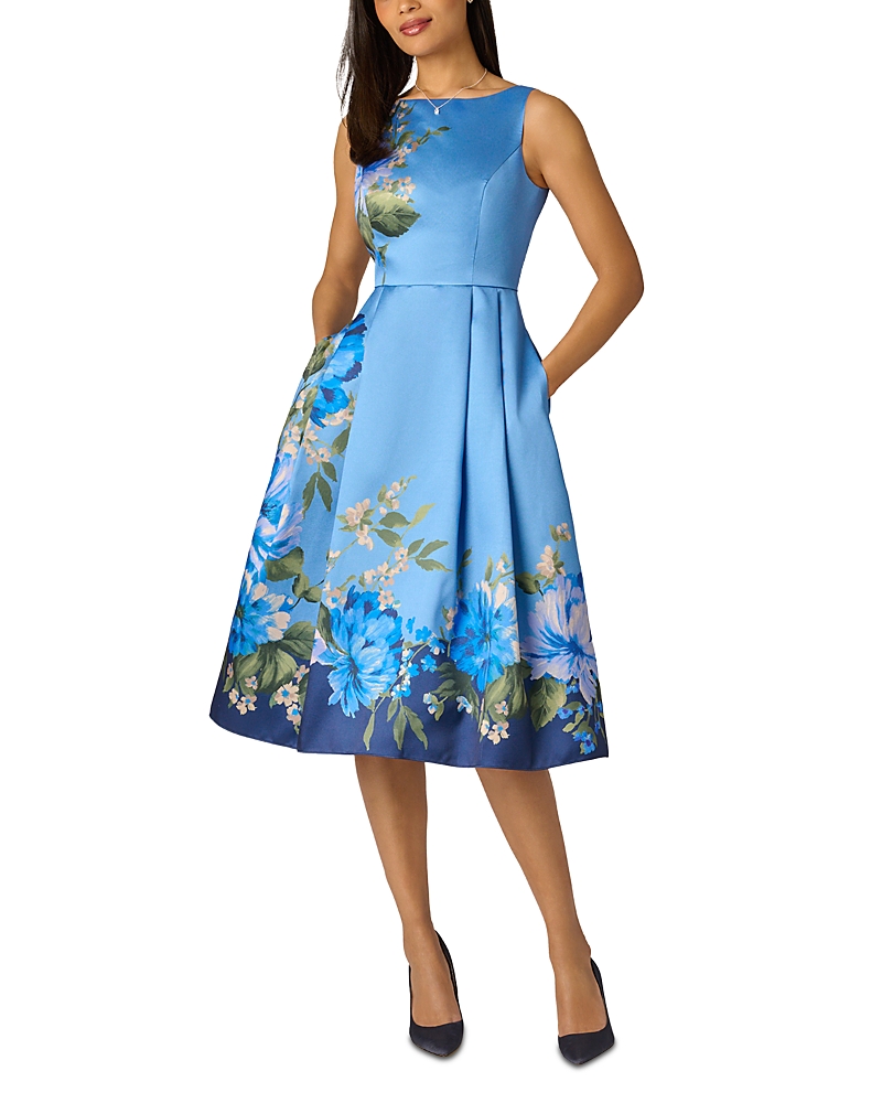Adrianna Papell Mikado Midi Dress